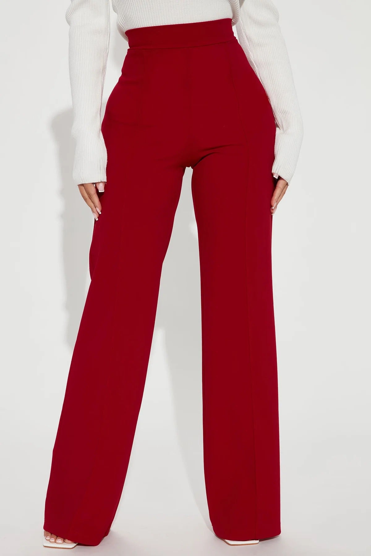 Pantalón Formal de Vestir Rojo