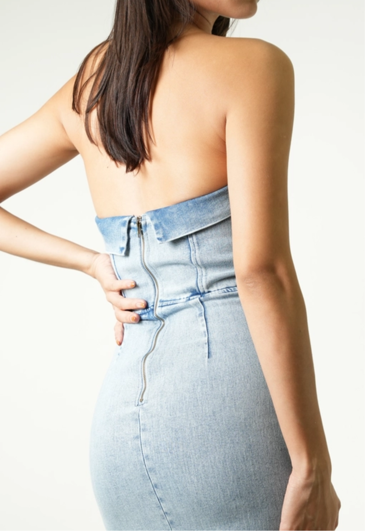 Heydi Denim Midi Dress