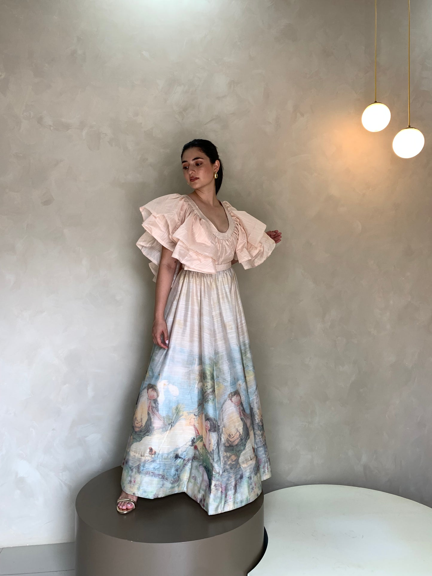 Vestido Largo Pintura