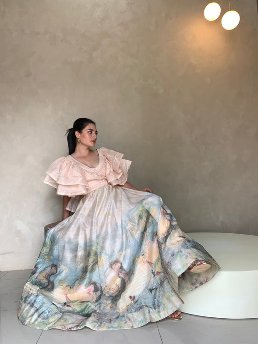 Vestido Largo Pintura