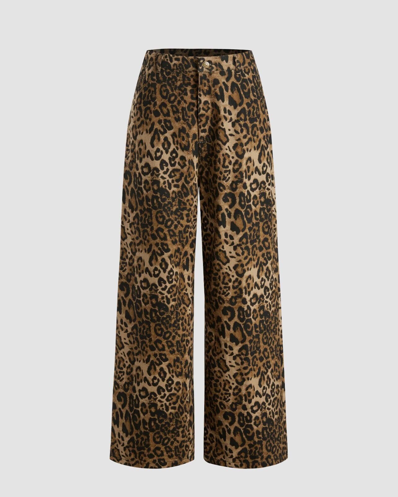 Leopard Print Pants