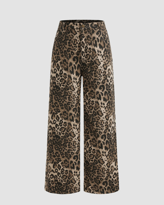 Leopard Print Pants